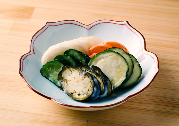 野菜の西京味噌漬け