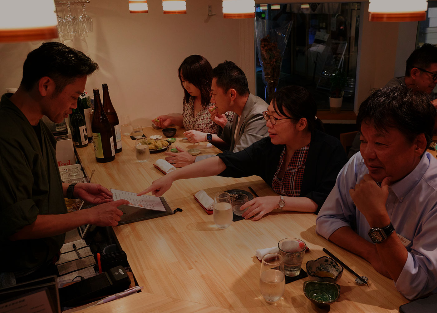 お客様同士の会話